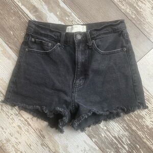 Abercrombie High Rise Short Shorts size 27/4